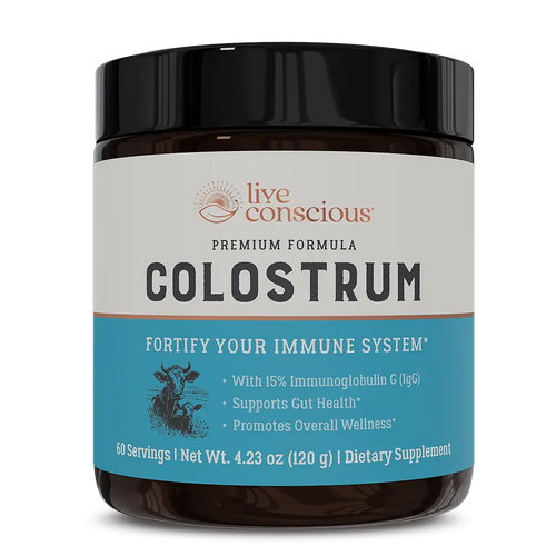 Live Conscious Colostrum jar
