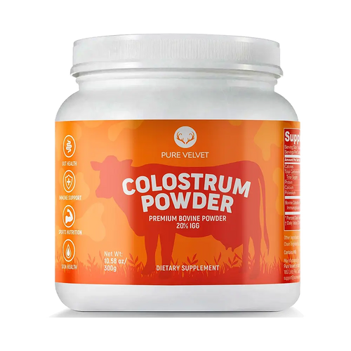 Pure Velvet Colostrum jar