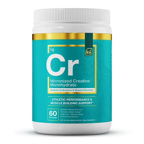 Essential elements' Micronized Creatine Monohydrate jar