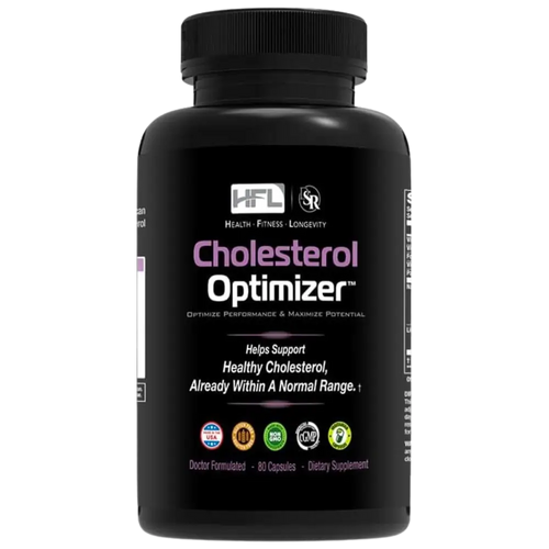 HFL's Cholesterol Optimizer supplement bottle