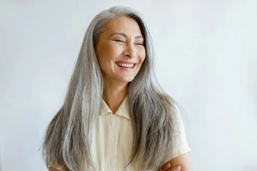 middle aged woman smiling