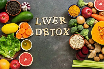 liver detox healthy food concept