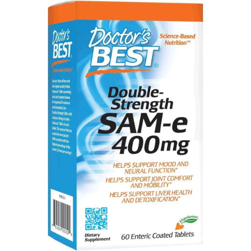 Doctor's Best Double-Strength SAM-e product box