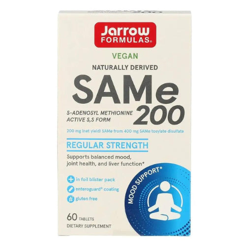 Jarrow Formulas Vegan Naturally Derived SAMe product box
