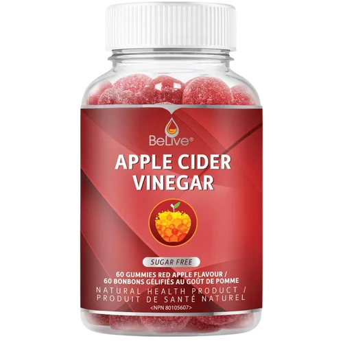 BeLive Apple Cider Vinegar Gummies supplement bottle