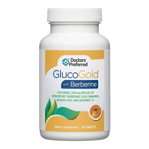 Doctor's Preferred GlucoGold with Berberine bottle