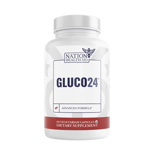 National Health MD Gluco24 bottle