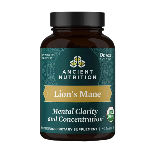Ancient Nutrition Lions Mane bottle