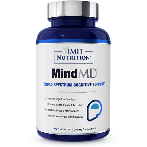 1MD Nutrition's MindMD supplement bottle