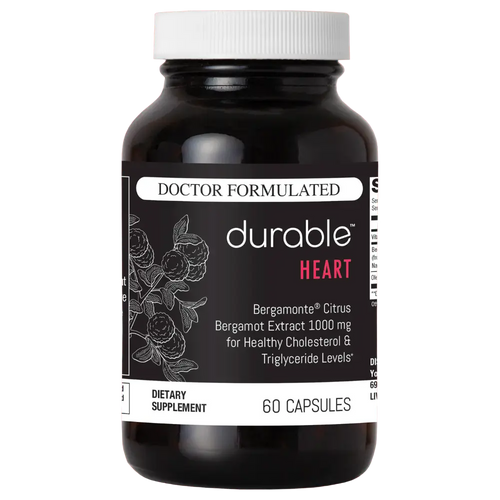 Durable Heart supplement bottle