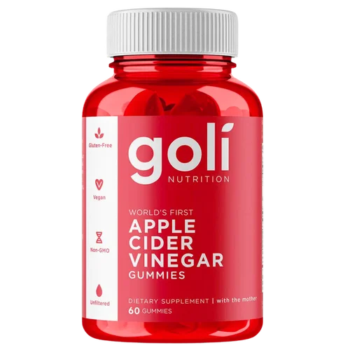 Goli Nutrition Apple Cider Vinegar Gummies supplement bottle
